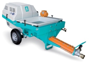 Pompa pentru sapa semiumeda sau injectari cu presiune IMER Step 120A, Motor trifazic