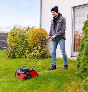 Scarificator/aerator, pe acumulator Einhell GC-SC 18/28 Li-Solo, latime lucru 28 cm (3420604) - Img 8