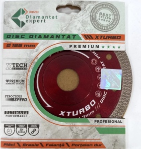 Disc pt. portelan dur și gresie dură DiamantatExpert Premium 125x22.2 mm - DXDY.XTURBO.125 - Img 2