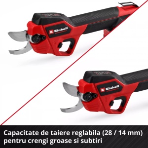 Foarfeca de gradina fara fir Einhell PROFESSIONAL 3408320 - Img 6