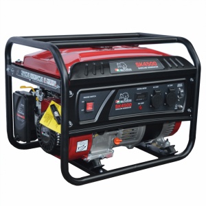 Generator curent cu motor pe benzina Bisonte SK4500, 3,8 kW, 230V, AVR