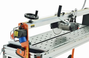 Mașină de tăiat gresie, faianță si plăci BATTIPAV CLASS PLUS 1300S cu laser și roți 130cm, 1.4kW - Battipav-661351 - Img 6