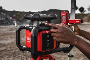 Nivelă laser rotativă orizontală MILWAUKEE M18 RLOH600-201C M18™ 600 m cu ONE-KEY™ - Img 7