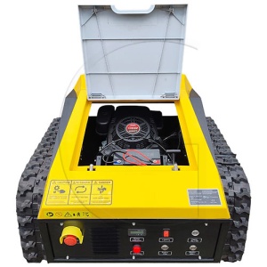Tocator de vegetatie hibrid Red Mountain RM-21TRC, cu telecomanda , motor benzina Loncin 5.5 CP, latime lucru 530 mm, baterie 24V - Img 12