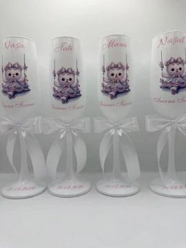 PAHARE PERSONALIZATE PENTRU BOTEZ COD 012