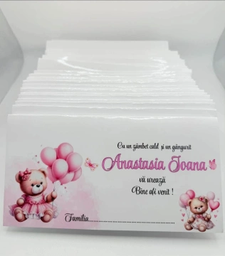 PLICURI DE DAR PENTRU BOTEZ COD 005
