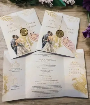 INVITATIE DE NUNTA SI BOTEZ COD 020