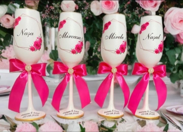 PAHARE PERSONALIZATE PENTRU NUNTA COD 005