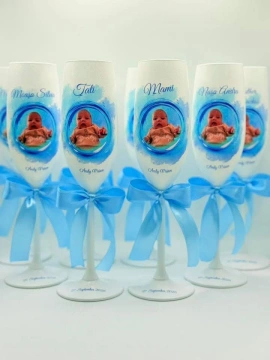 PAHARE PERSONALIZATE PENTRU BOTEZ COD 001
