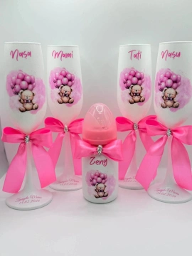 PAHARE PERSONALIZATE PENTRU BOTEZ COD 010
