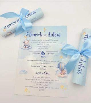 INVITATIE DE BOTEZ COD 002