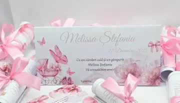 PLIC DE DAR PENTRU BOTEZ COD 016
