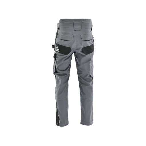 100x Pantaloni Lucru barbati, confortabili si rezistenti Gri-Negru - Img 2