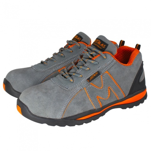 Pantofi deprotectie piele cu bombeu metalic SB FO SRC - Img 4