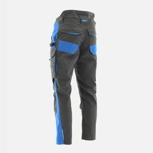 100x Pantaloni de Lucru funcționali, pentru firme, Gri-Albastru - Img 3