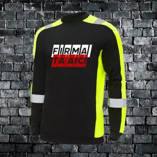 Tricou de lucru cu mânecă lungă și elemente reflectorizante - Img 2