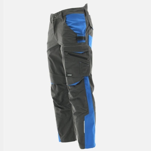 50x Pantaloni de Lucru functionali, Gri-Albastru pentru firme - Img 2