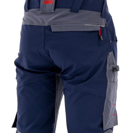 100x Pantaloni lucru elastici confort premium, design outdoor, Bleumarin-Gri - Img 2