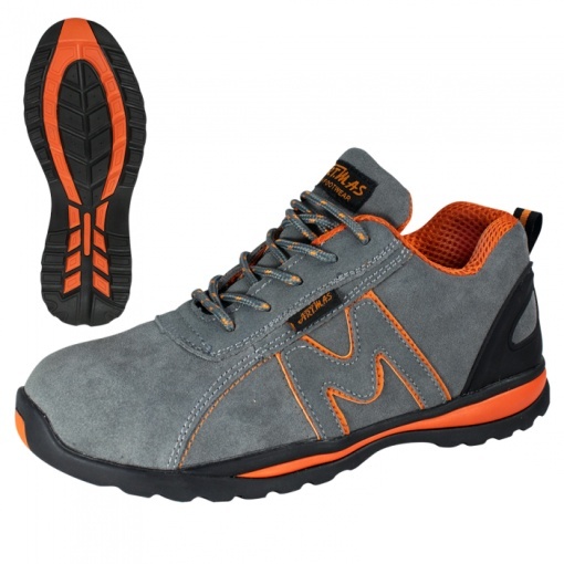 Pantofi deprotectie piele cu bombeu metalic SB FO SRC - Img 3