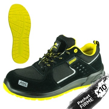 10x Adidasi protectie usori cu bombeu metalic S1