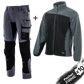 10x Costum de lucru confortabil: Hanorac gros si Pantaloni elastici