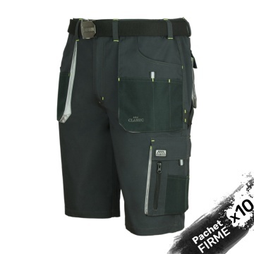 10x Pantaloni de lucru scurti foarte rezistenti, pachet firme
