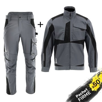 50x Costum salopeta: Pantaloni si Jacheta, calitate superioara