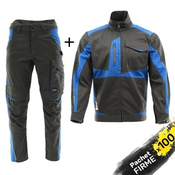 100x Costum salopeta de lucru: Pantaloni si Jacheta, calitate superioara