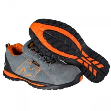 Pantofi deprotectie piele cu bombeu metalic SB FO SRC