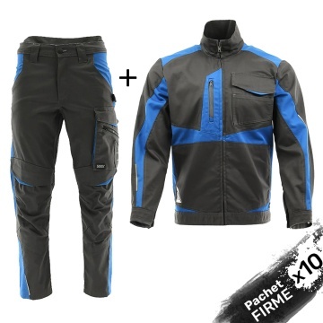 10x Costum salopeta lucru: Pantaloni si Jacheta, calitate superioara