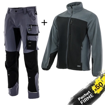 50x Costum de lucru confortabil: Hanorac gros si Pantaloni elastici, calitate superioara