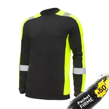 100x Tricou de lucru reflectorizant cu mânecă lungă