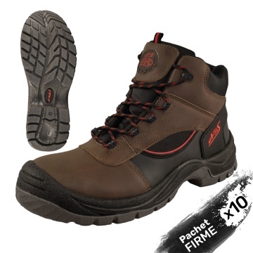 10x Bocanci de Protecție S3 Piele, fara metal