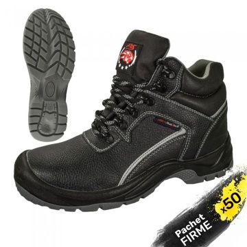 50x Bocanci de Protecție din Piele S1, pachet firme
