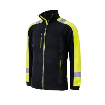 Hanorac fleece de lucru reflectorizant