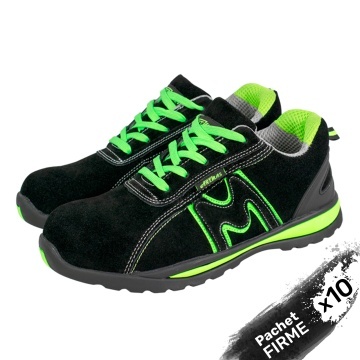 10x Pantofi de lucru piele cu bombeu metalic SB FO SRC
