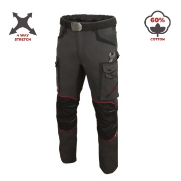 Pantaloni de lucru elastici in 4 directii, foarte rezistenti