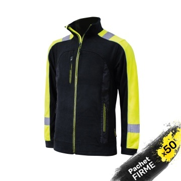 50x Hanorac fleece de lucru reflectorizant