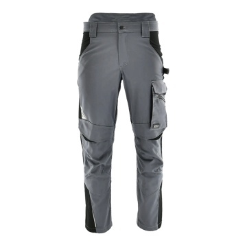 Pantaloni de Lucru barbati, confortabili, Gri-Negru