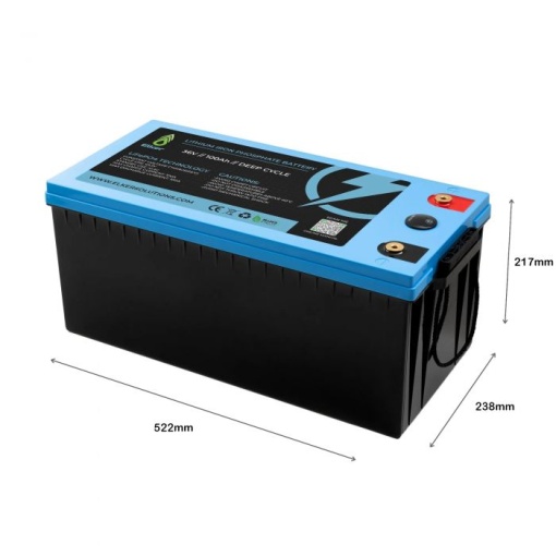 Baterie Elker LiFePO4 Lithium Battery 36v 100Ah Cu BMS si LED Indicator