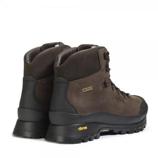 Bocanci Piele Aigle Muntagna GTX Maro
