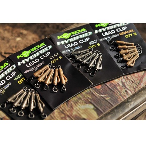Kit Clips + Vartej pentru Plumb Pierdut Korda Hybrid Lead Clip