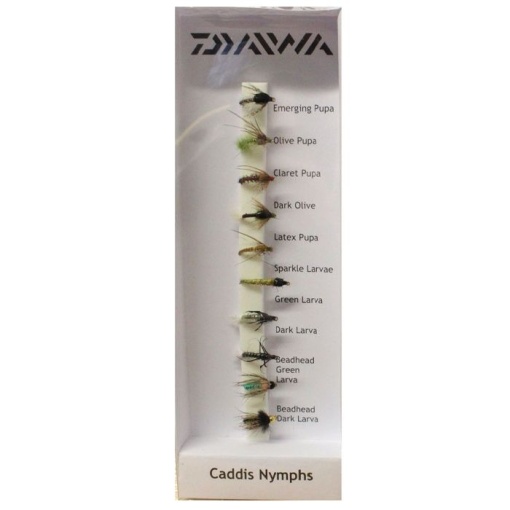 Muste Artificiale Daiwa Caddis Nymphs Fishing Flies 10buc/pachet