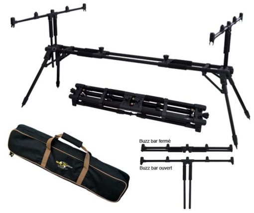 Rod Pod Carp Spirit Fast Extreme cu 3-4 posturi