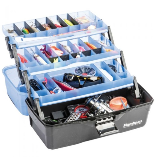 Valigeta Flambeau Frost Blue cu 3 Sertare
