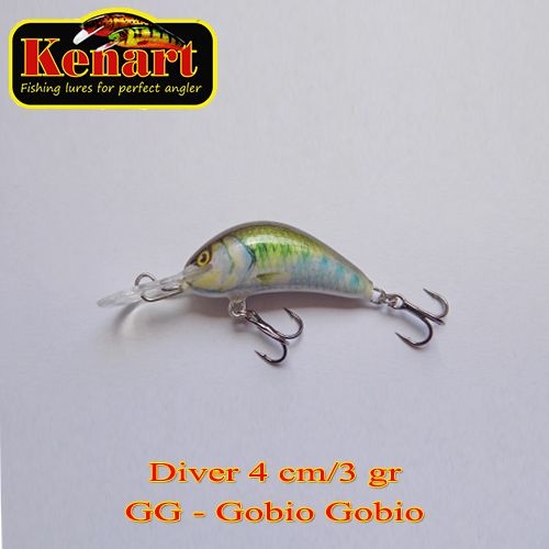 Vobler Kenart Diver 4cm 3g Floating Gobio Gobio