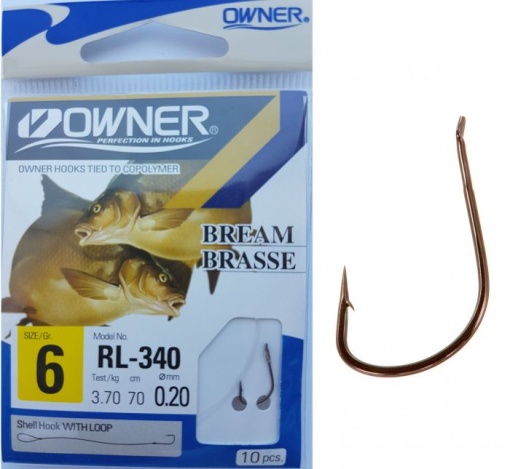 Carlige Legate Owner RL-340 70cm 10buc/plic
