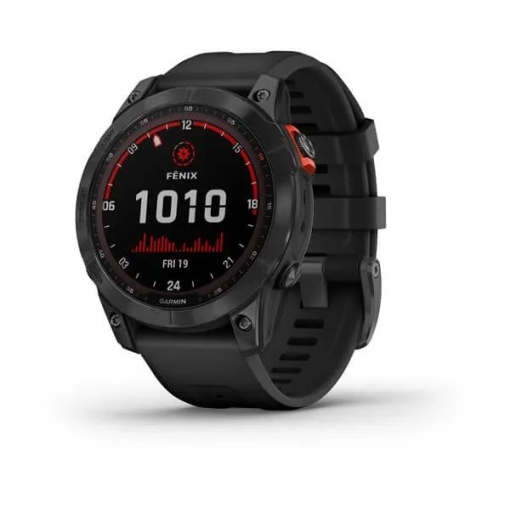 Ceas Garmin Fenix 7X Solar Slate Grey Cu Curea Neagră