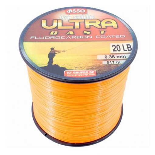 Fir Monofilament Asso Ultra Cast Orange 1000m