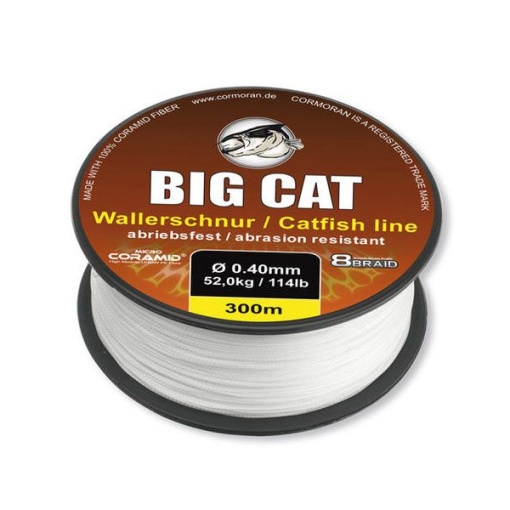 Fir Textil Cormoran Big Cat 8x Braid White 300m 050mm 68Kg 300m